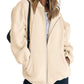 Women's Girls Jacket Sweatshirt Casual Drawstring Clothes