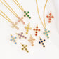 Zircon Cross Necklace