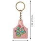 Western Farm Style Wooden Keychain