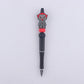 Halloween Pumpkin Spider Silicone Beaded Pen(MOQ:3)