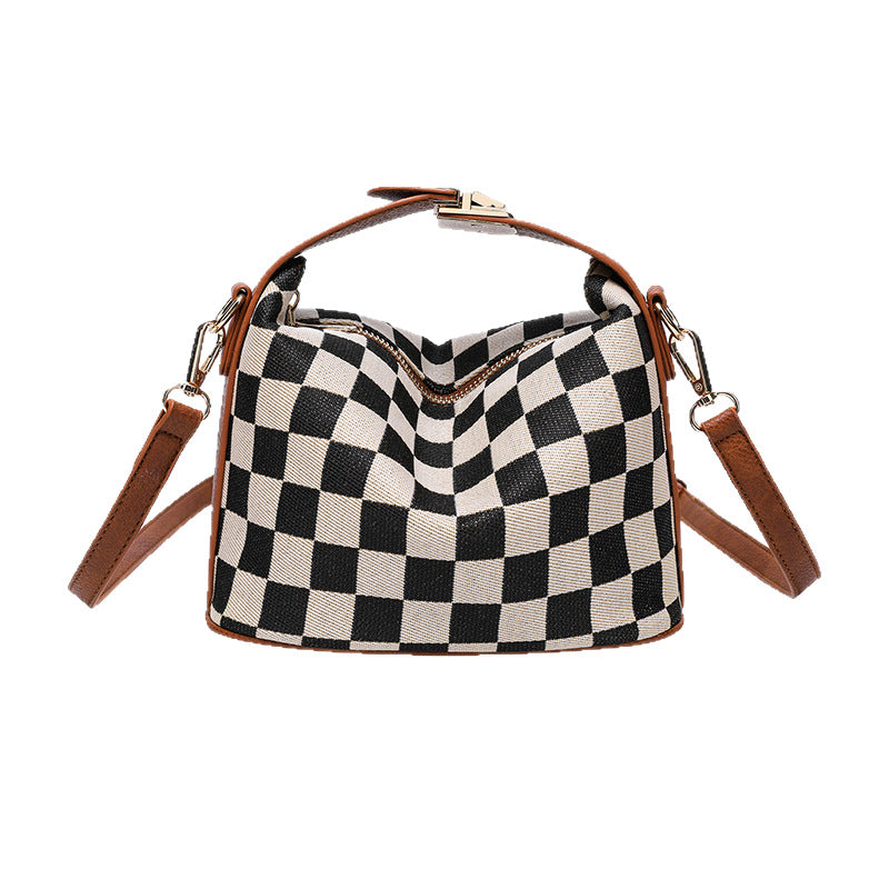 Checkered Crossbody Bag