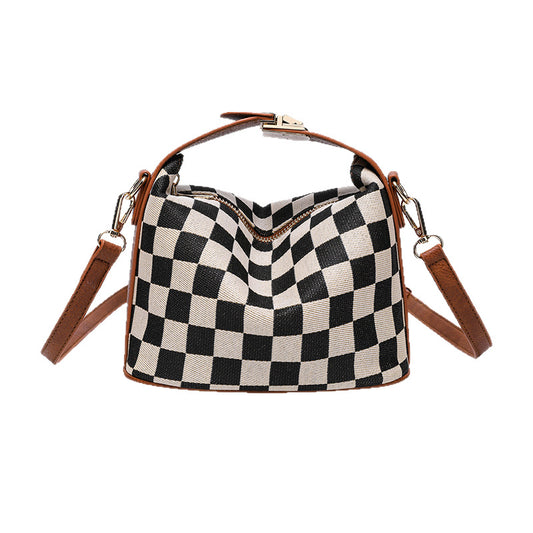 Checkered Crossbody Bag