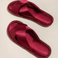 Women's Satin Cross-Strap Slide Slippers
