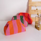 Wave Knit Clutch Bag