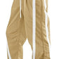 Retro Contrast Side Stripe Wide Leg Track Pants