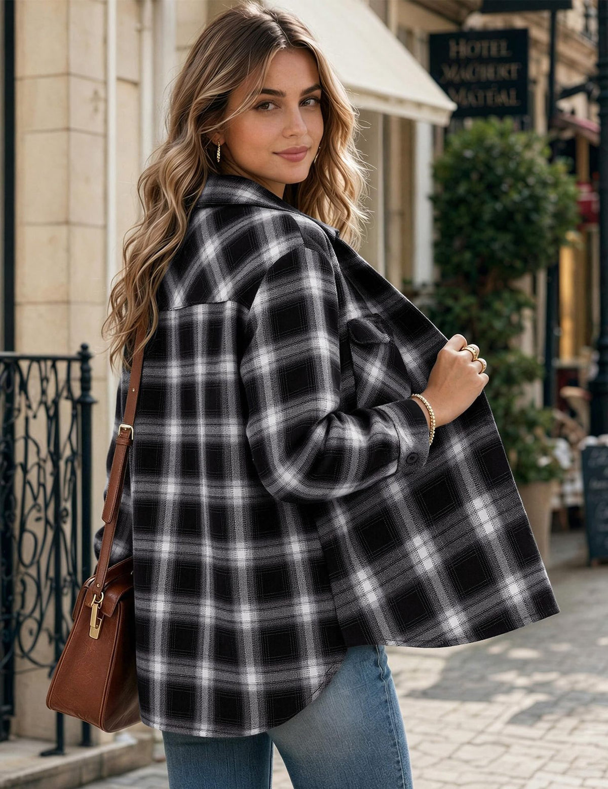 Long Sleeve Plaid Shirt