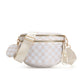 Nylon Crossbody Bags Bum Bag with Detachable Coin Pouch