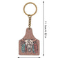 Western Farm Style Wooden Keychain