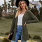 Brushed Pit Stripe Cardigan Jacket