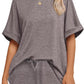 Laid-back Short Sleeve Boxy T-shirt & Short Casual Set