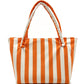 Terry Cloth Beach Tote Bag Large Toweling Handbag for Summer Vacation
