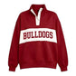 Custom Name Preppy Style Quarter-Snap Sweatshirt