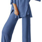 Loose T Side Pocket Sleepwear Set