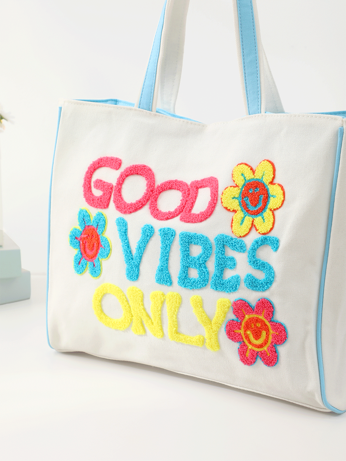 Large Capcity Chenille Tote Bag for Women