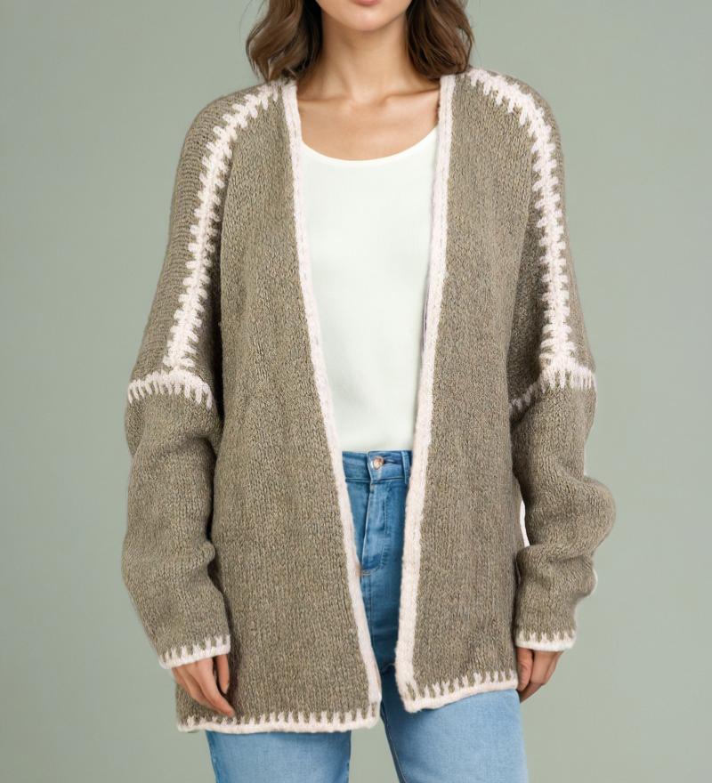 Knitted Sweater Jacket