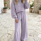 Women's Knit Two-Piece Loungewear Set