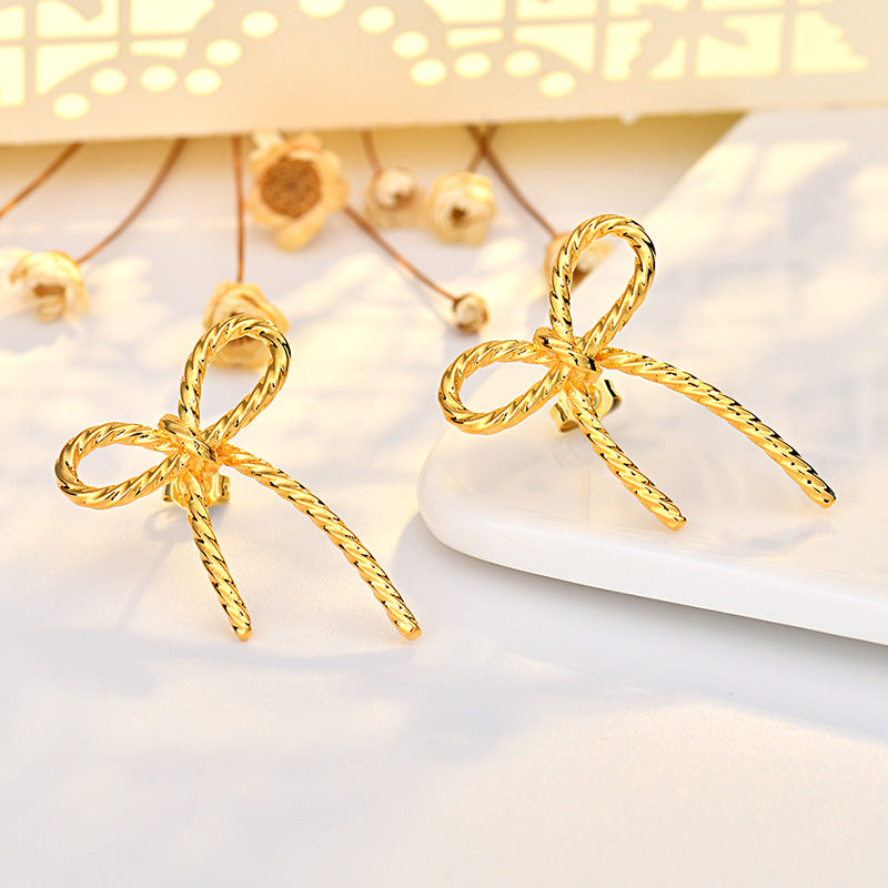 Twisted Bow Earrings