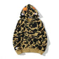 Fleece Hoodie Multi-color Ape Head Coat