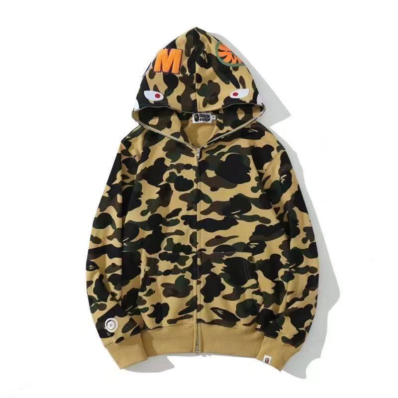 Fleece Hoodie Multi-color Ape Head Coat