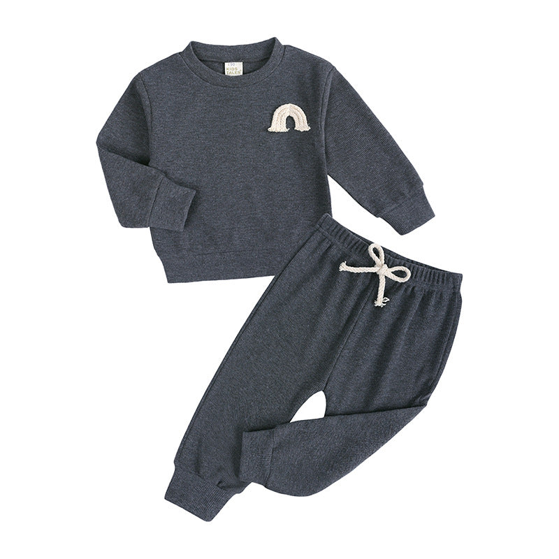 Infant Pit Strip Suit Children's Two-piece Set