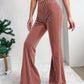 High Waisted Corduroy Flared Pants