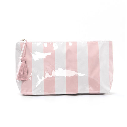 Waterproof Zipper Essentials Bag with Tassels