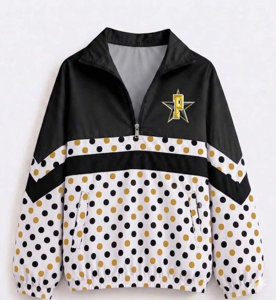Customizable 3D Digital-print Zip-neck Polo Shirt with a Stand-up Collar