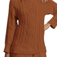 Women's Cable Knit Sweater Dress