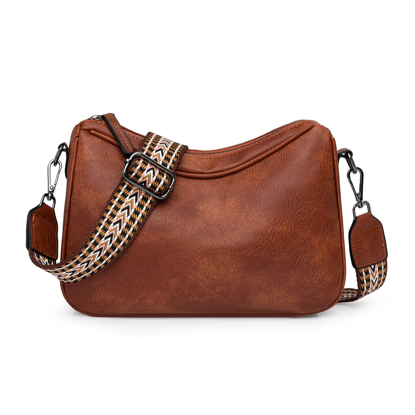 Solid Color Fashionable Pillow Crossbody Bag