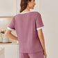 Cozy Ribbed Contrast Lounge Set