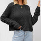 Large Size Loose Chunky Knit Pullover Sweater