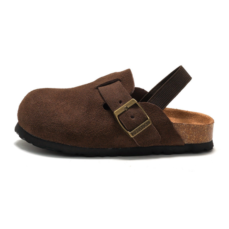 Children's sandals boys' beach slippers girls' closed toe