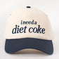 diet coke Color-blocked Baseball Cap Flat Cap