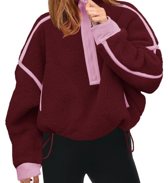 Simone Half-Zip Coat