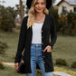 Brushed Pit Stripe Cardigan Jacket