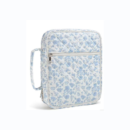 Floral Quilted Bible Cover Large Capacity Bible Case