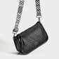 Retro Solid Color Crossbody Bag