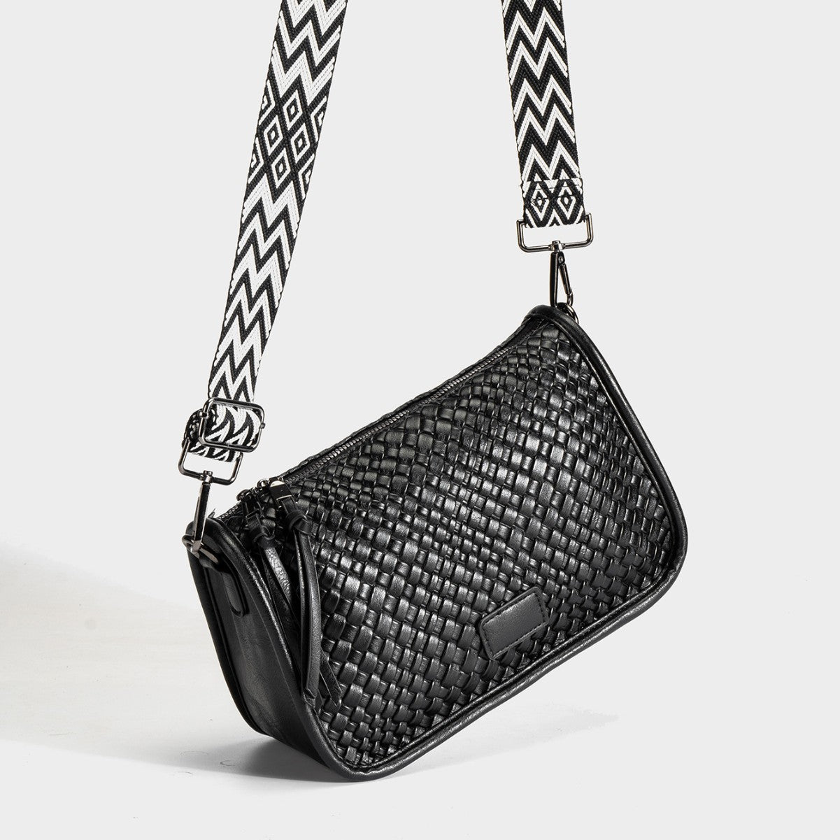 Retro Solid Color Crossbody Bag