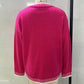 Merry Festive Knit Sweater  Casual Holiday Crewneck Pullover Top