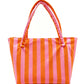 Terry Cloth Beach Tote Bag Large Toweling Handbag for Summer Vacation