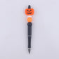 Halloween Pumpkin Spider Silicone Beaded Pen(MOQ:3)