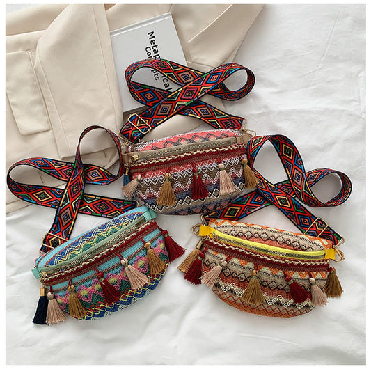 Fashion Ladies Colorful Chest Bag