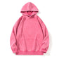 Velvet Cotton Hooded Sweatshirt