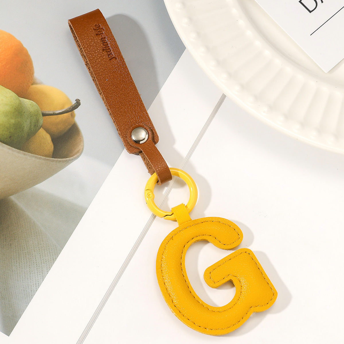 Alphabet Keychain Bag Charm