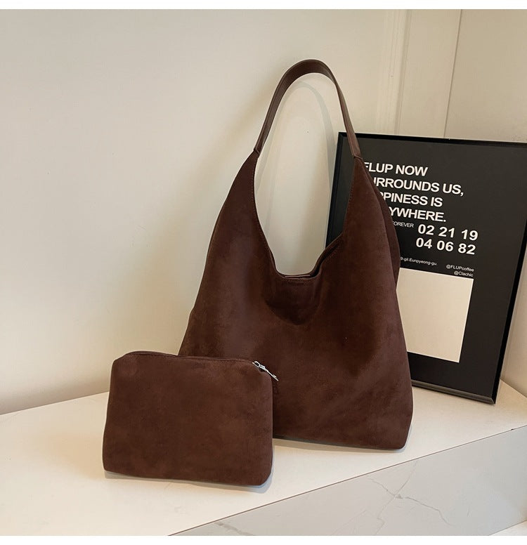 The Ellery Suede Tote