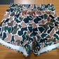 High-Waisted Camo Athletic Running Shorts