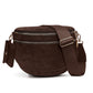 Checkered Crossbody Bag with Detachable Pouch