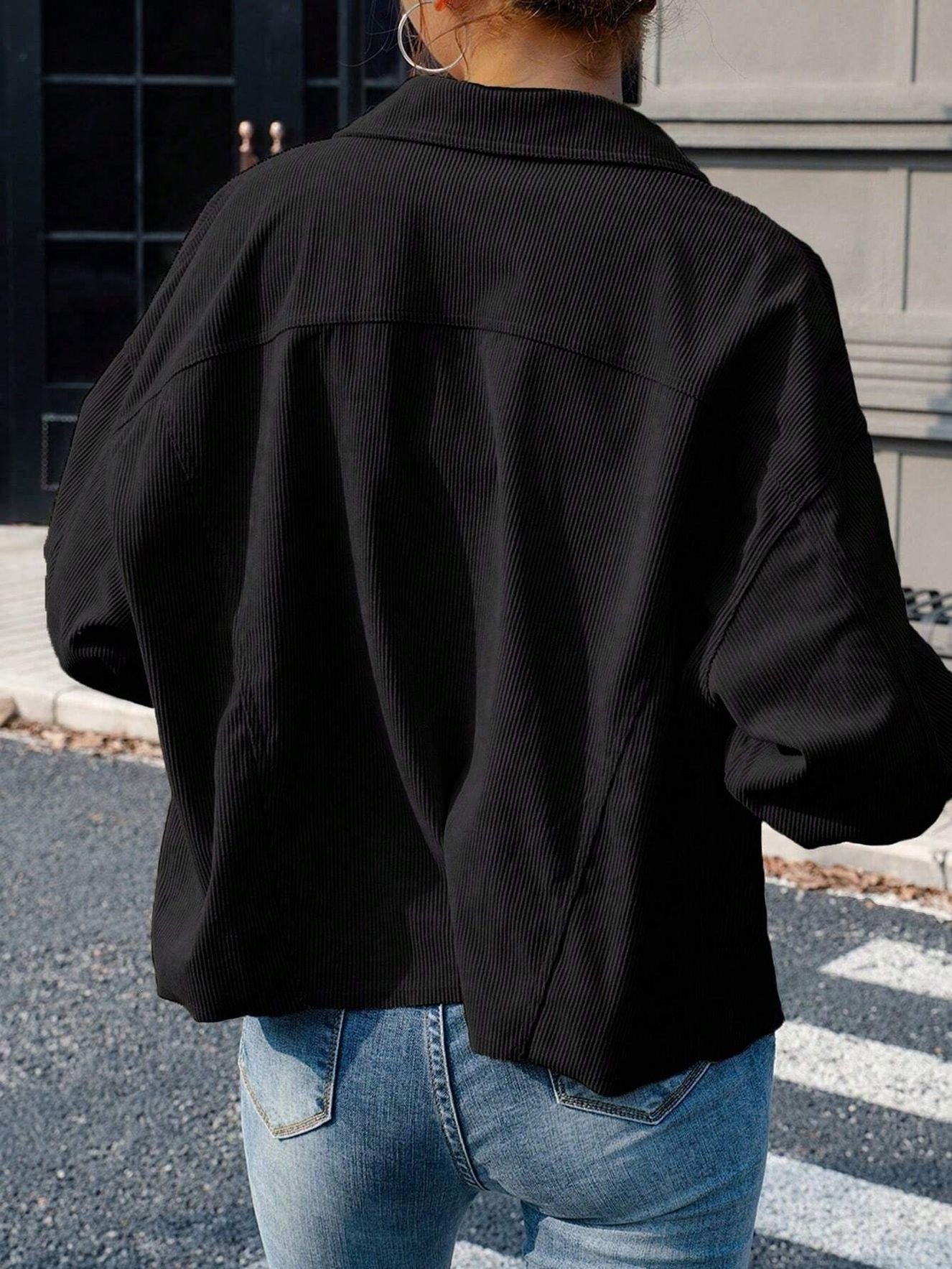 The Hollis Corduroy Shacket