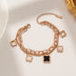 Clover Double Chain Bracelet