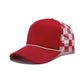 Checkered Foam Trucker Hat Blank
